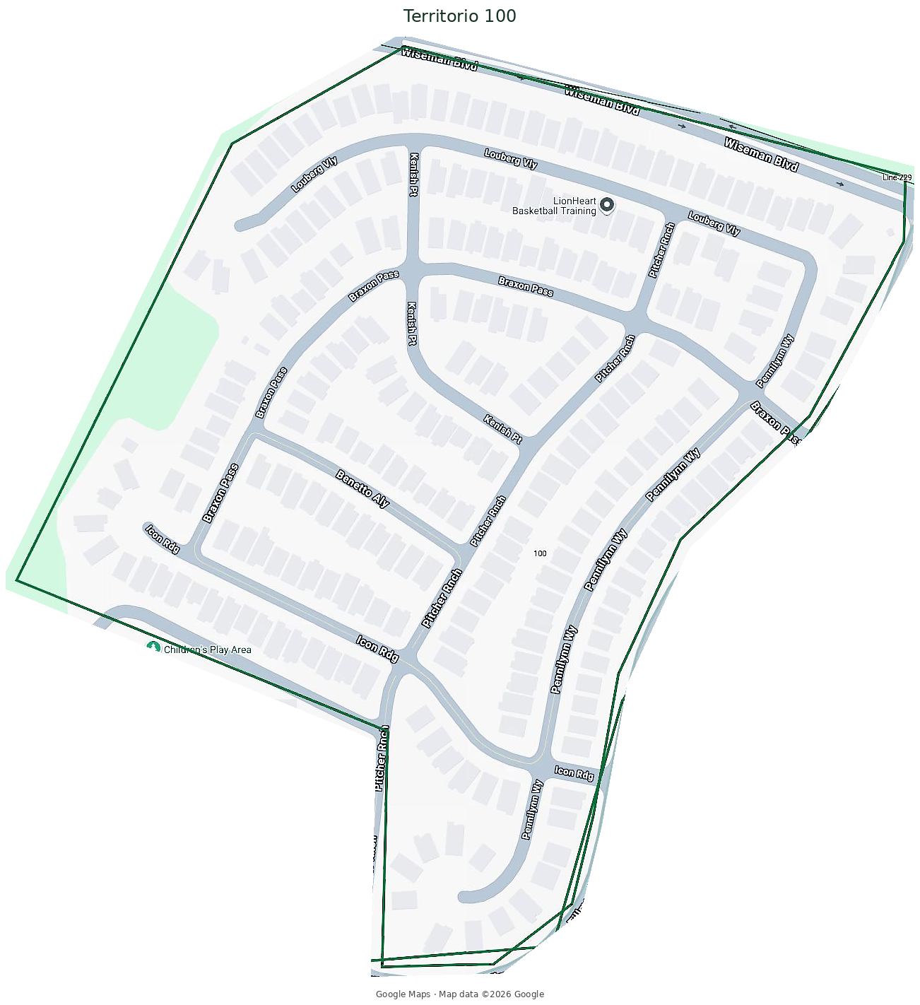 Mapa del Territorio 100