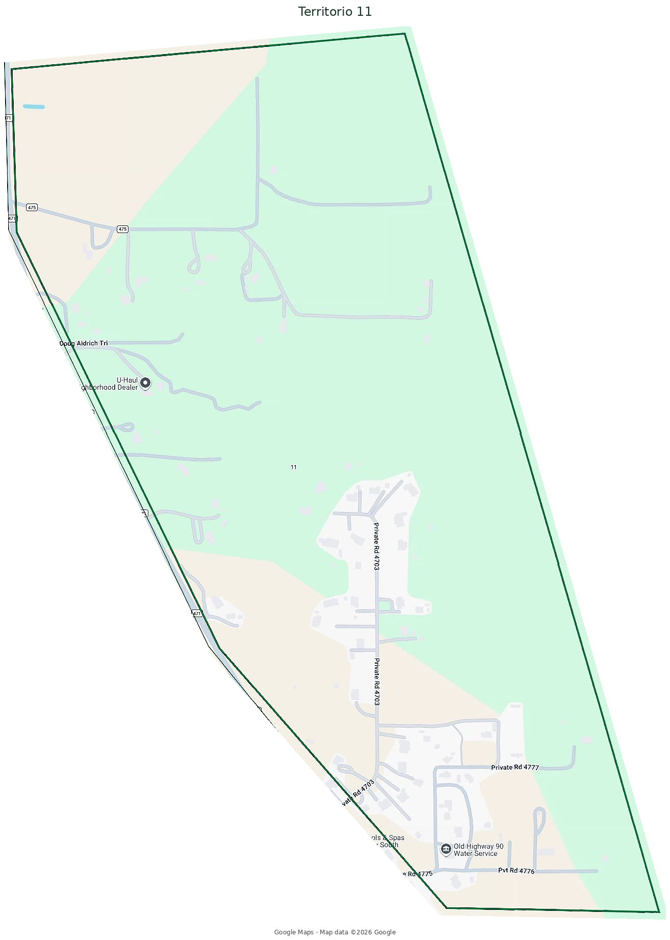 Mapa del Territorio 11