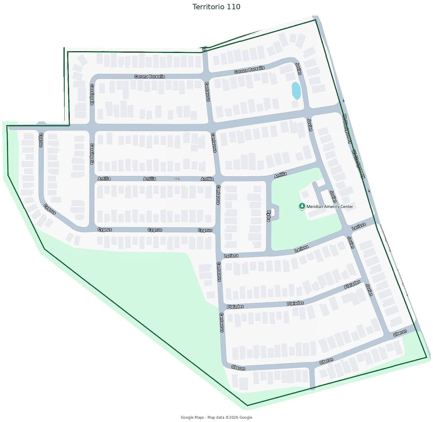 Mapa del Territorio 110