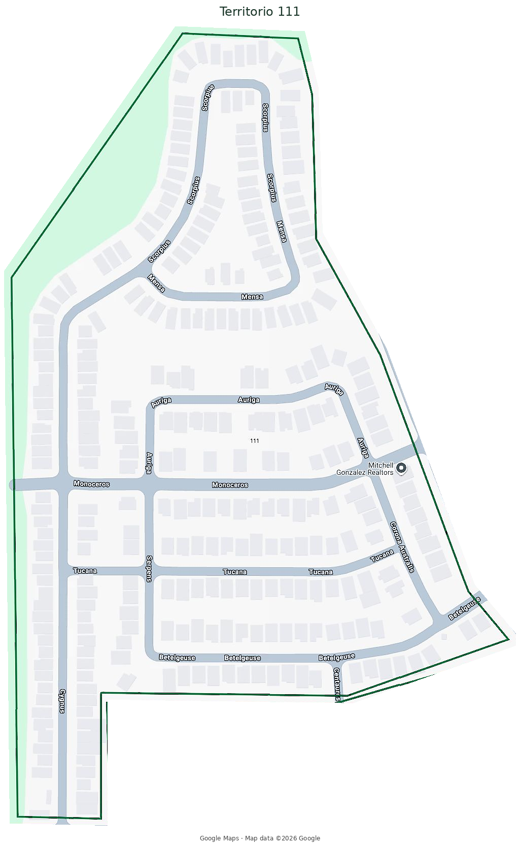 Mapa del Territorio 111