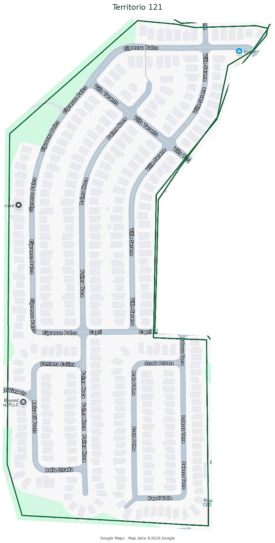Mapa del Territorio 121