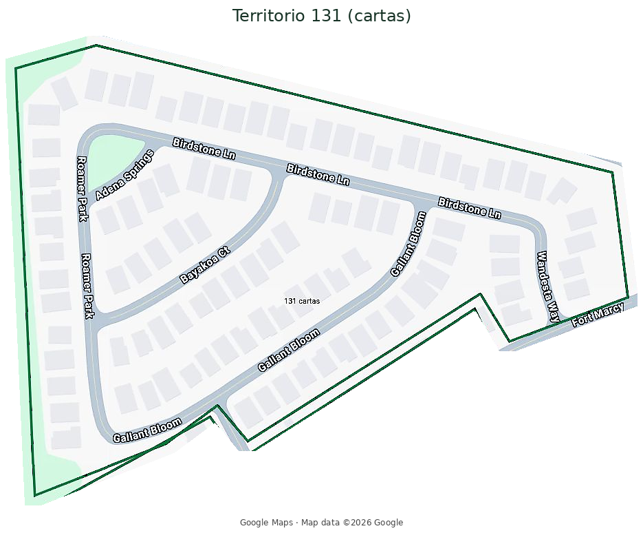 Mapa del Territorio 131