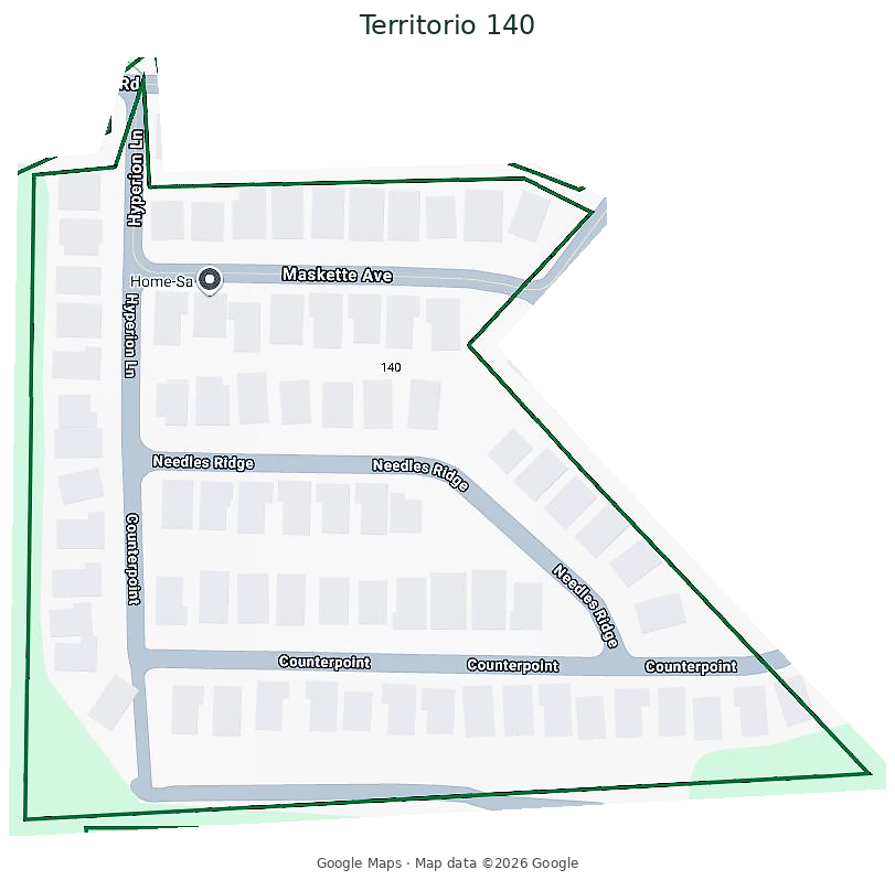 Mapa del Territorio 140