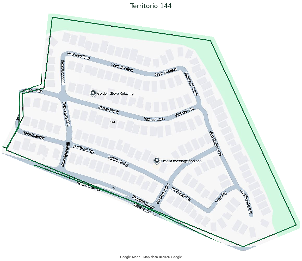 Mapa del Territorio 144