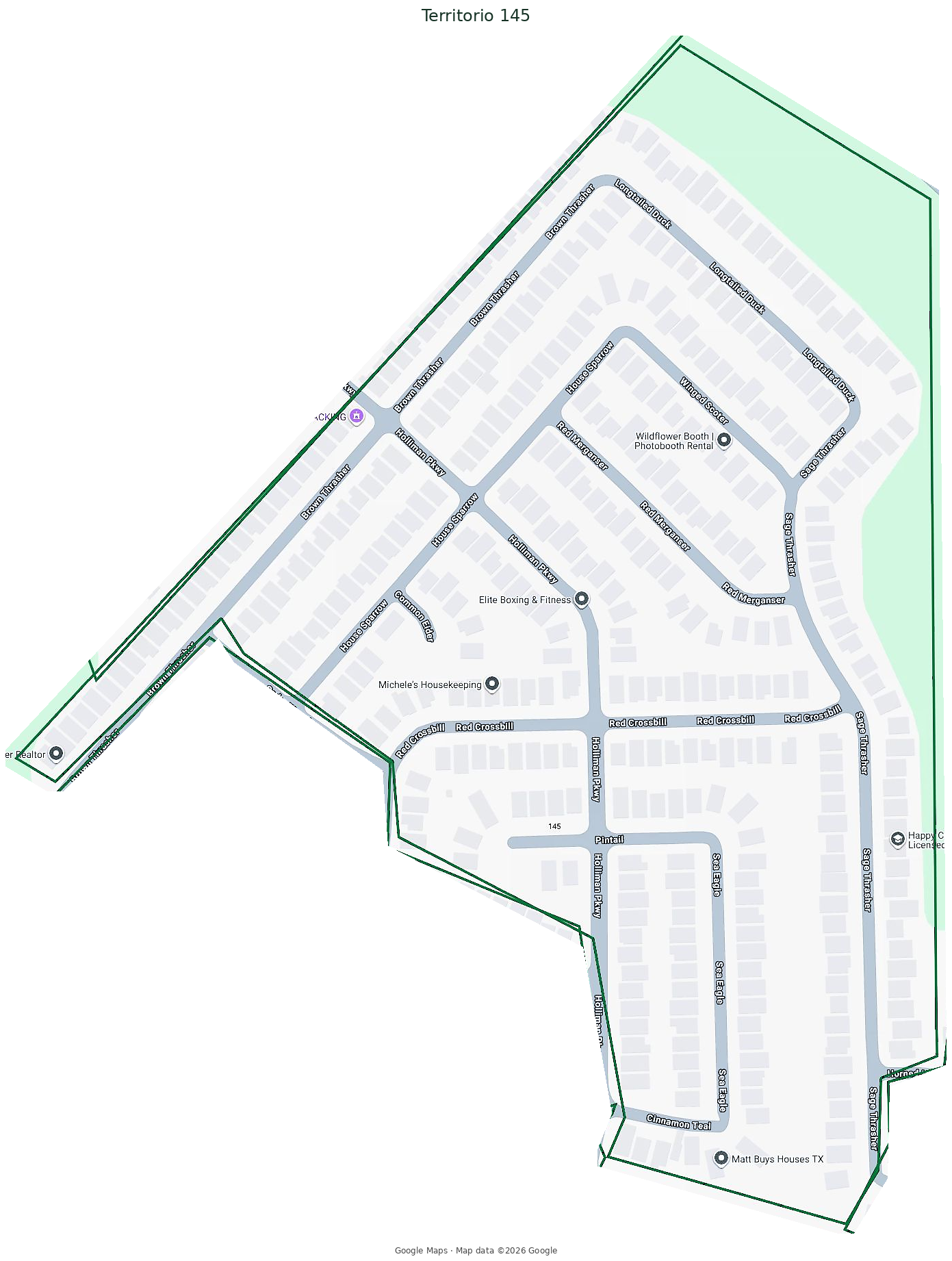 Mapa del Territorio 145
