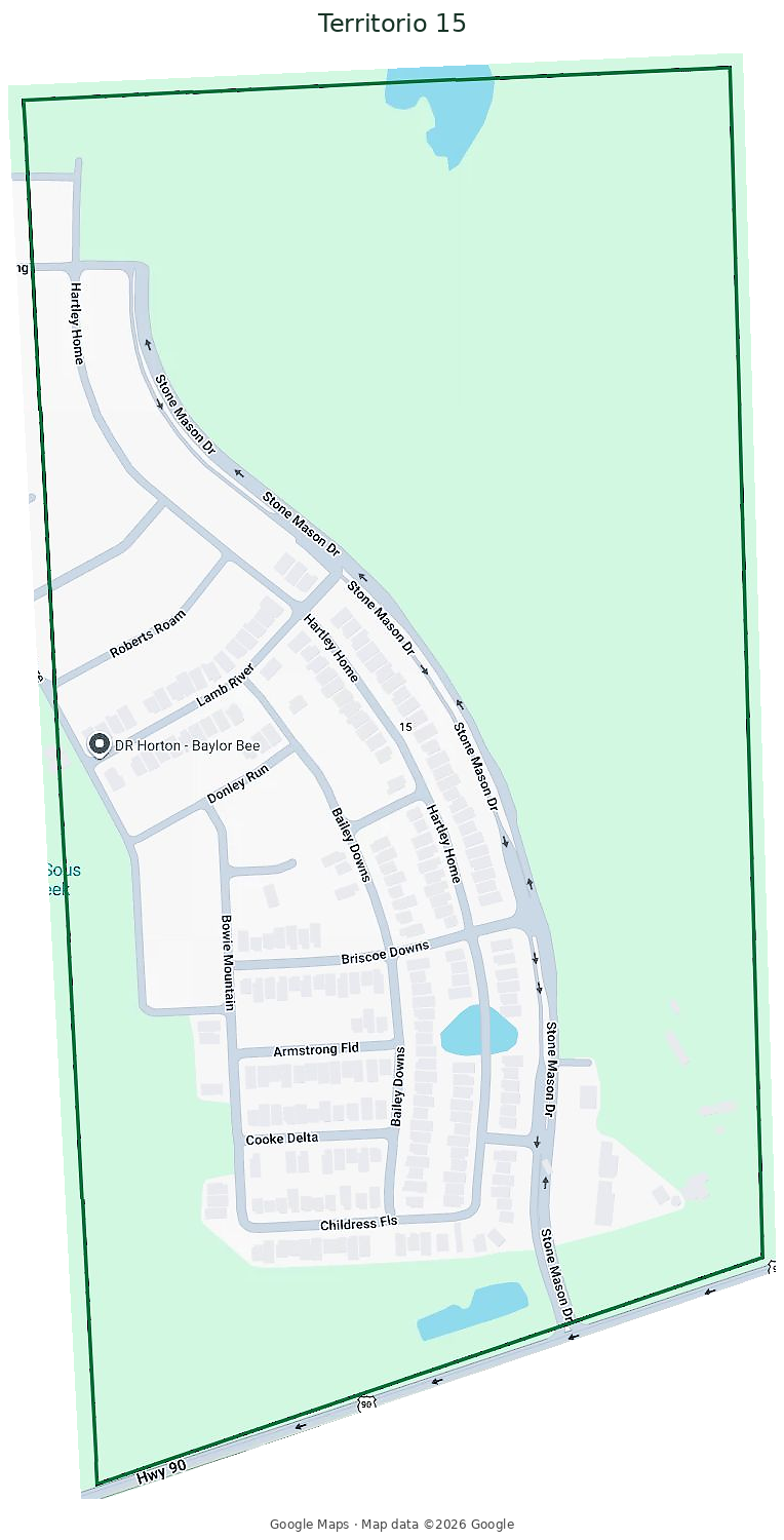 Mapa del Territorio 15