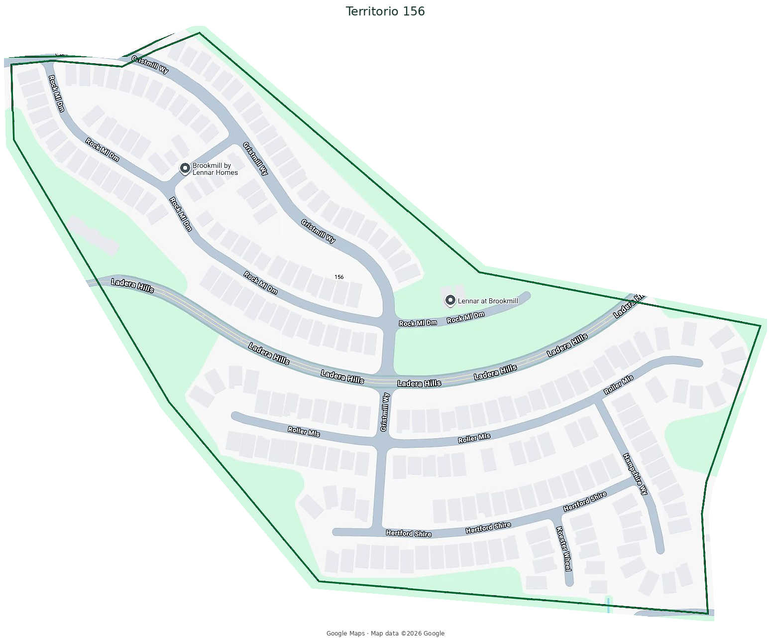 Mapa del Territorio 156