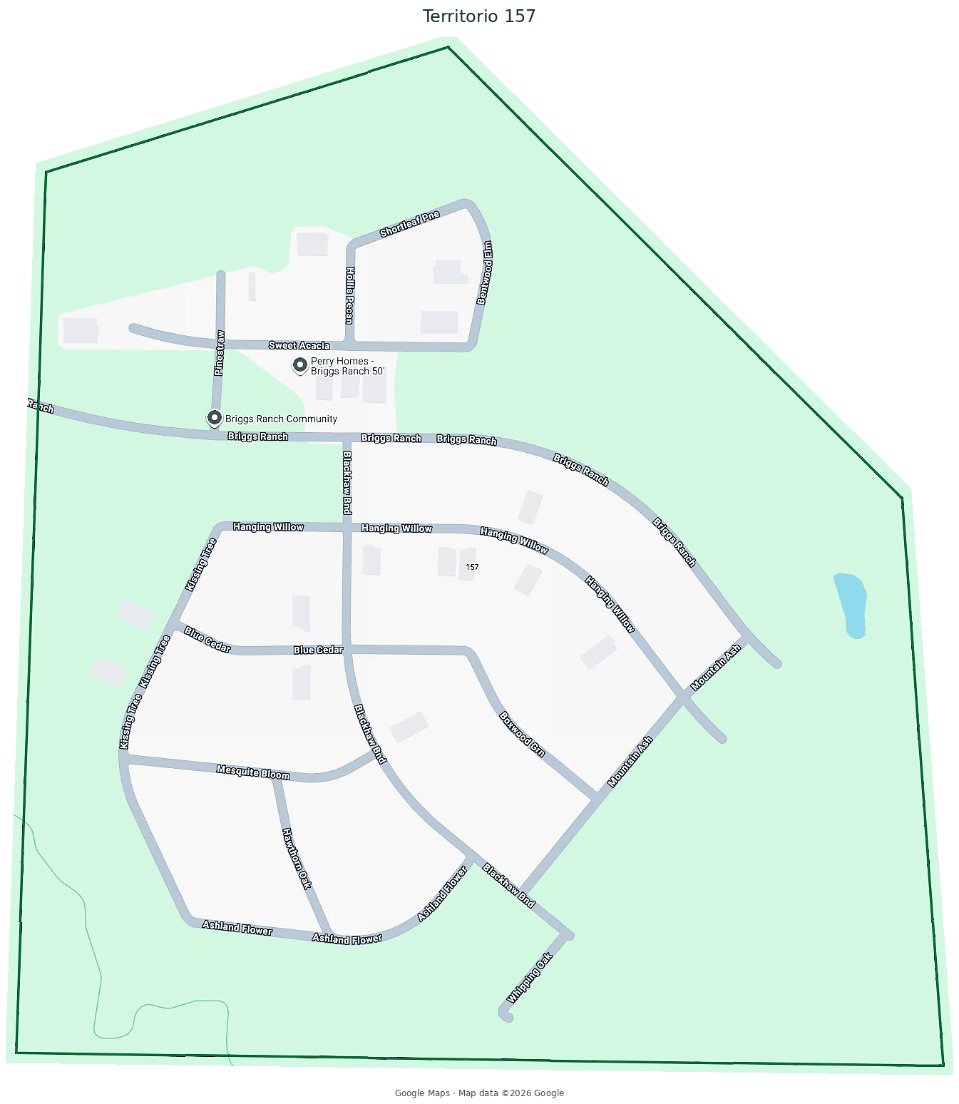 Mapa del Territorio 157