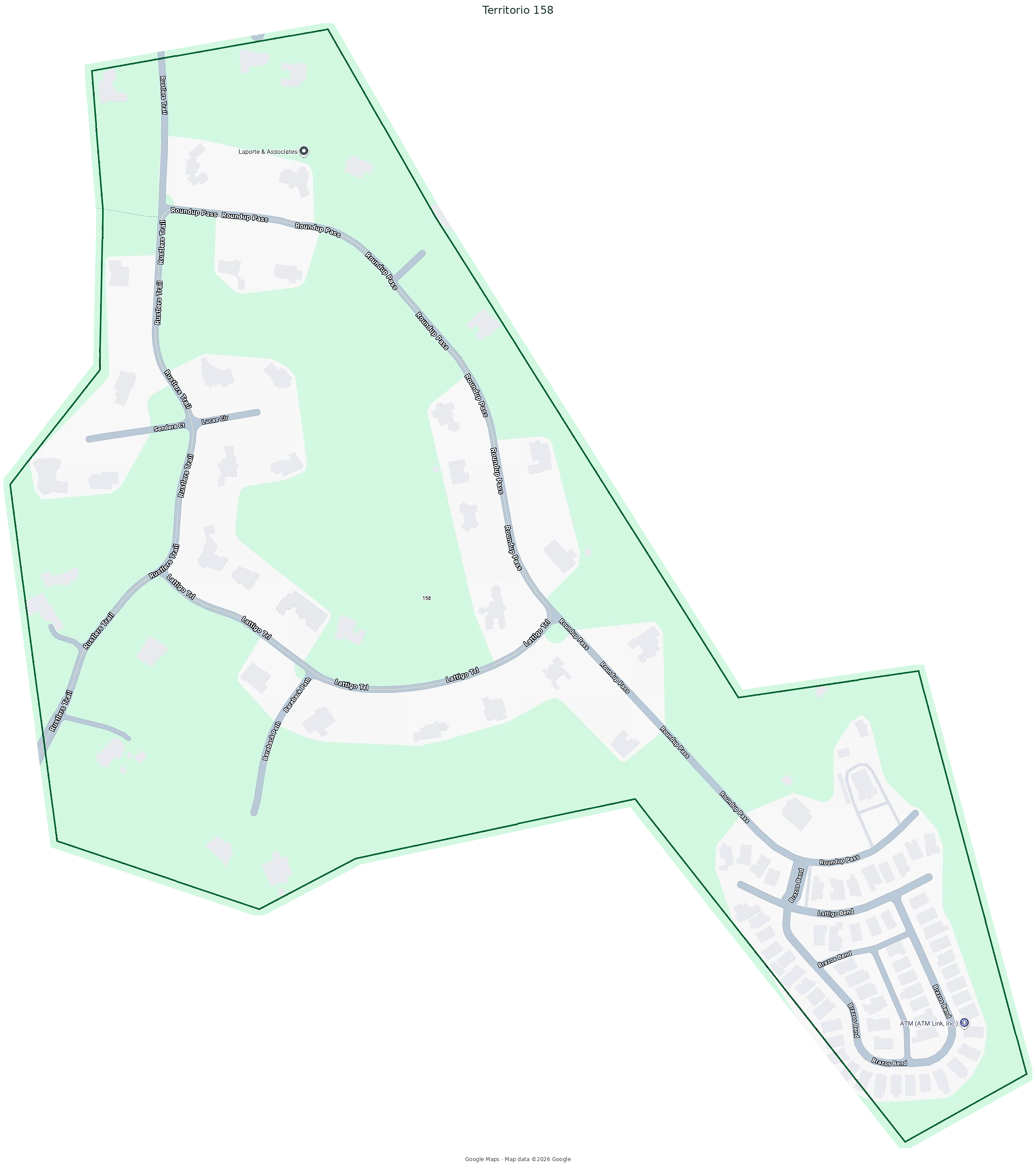 Mapa del Territorio 158