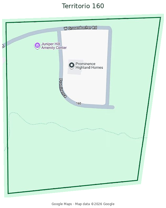 Mapa del Territorio 160