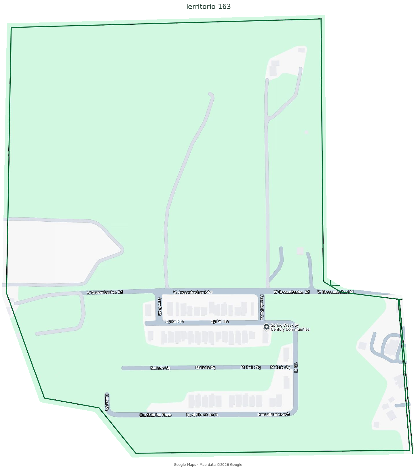 Mapa del Territorio 163