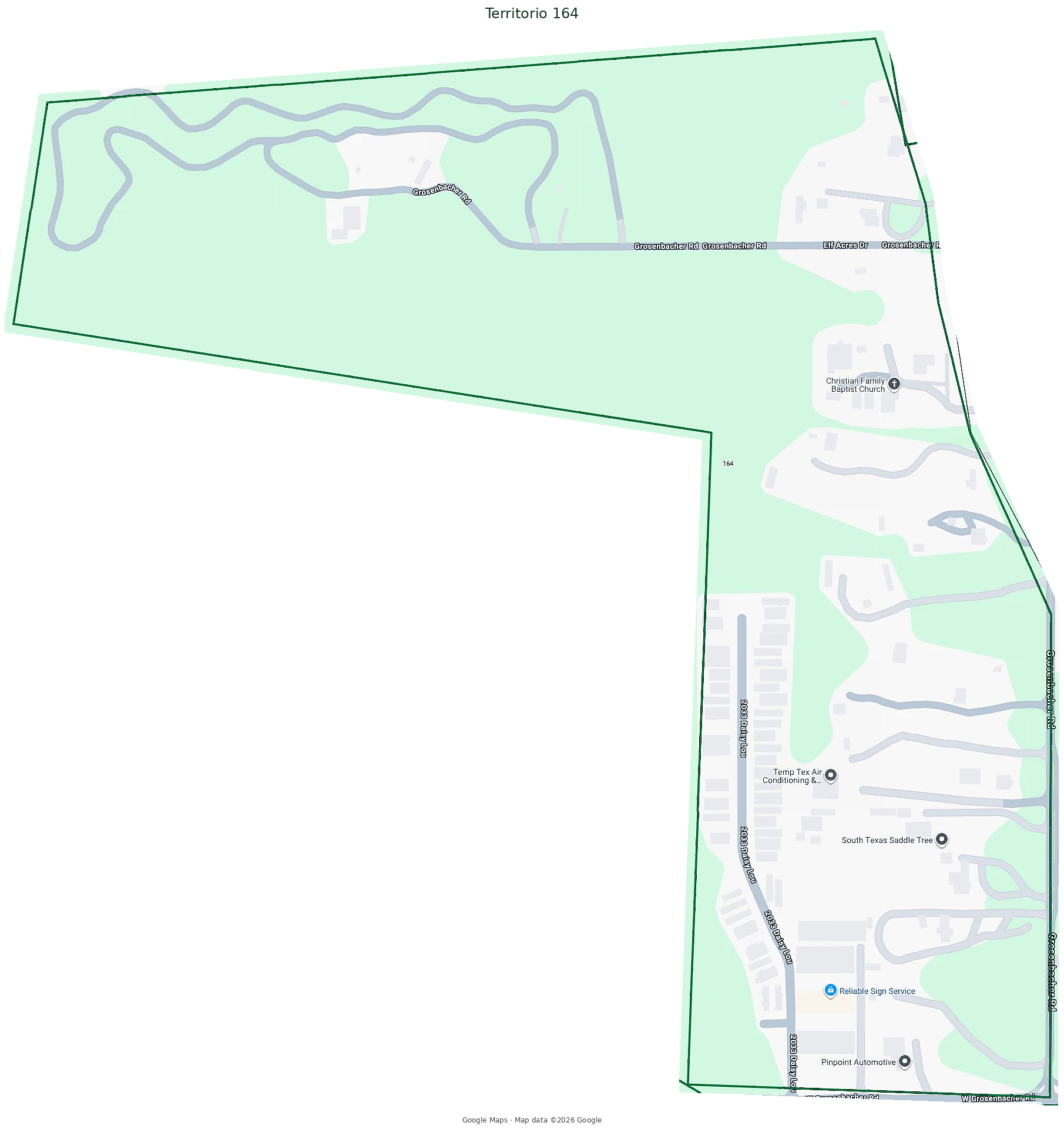 Mapa del Territorio 164