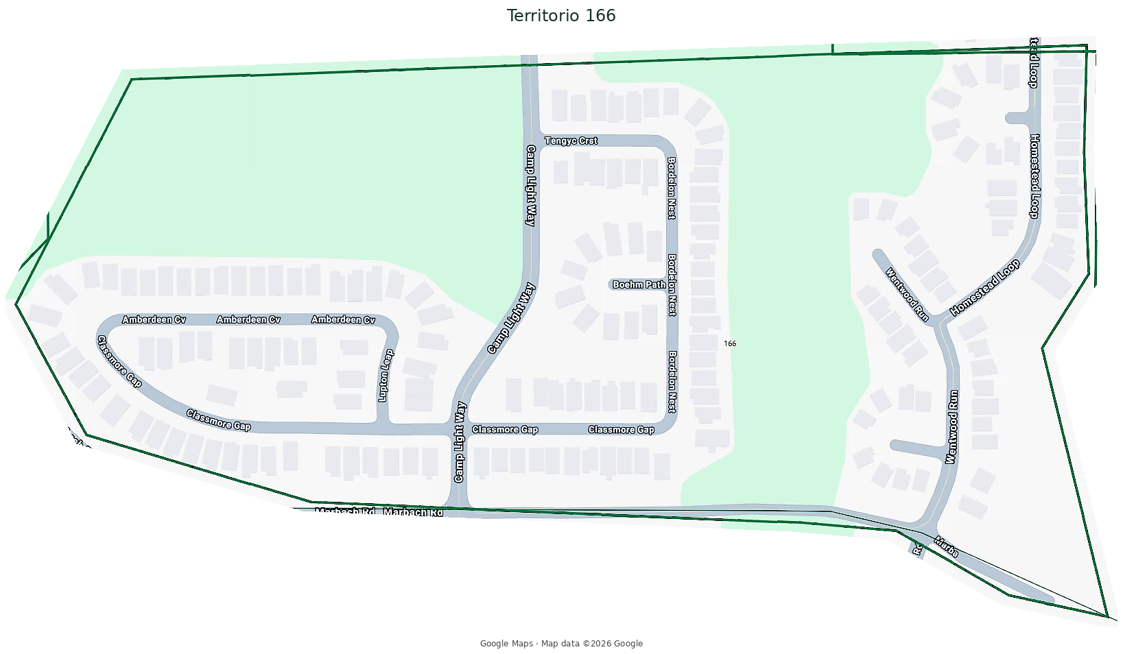 Mapa del Territorio 166