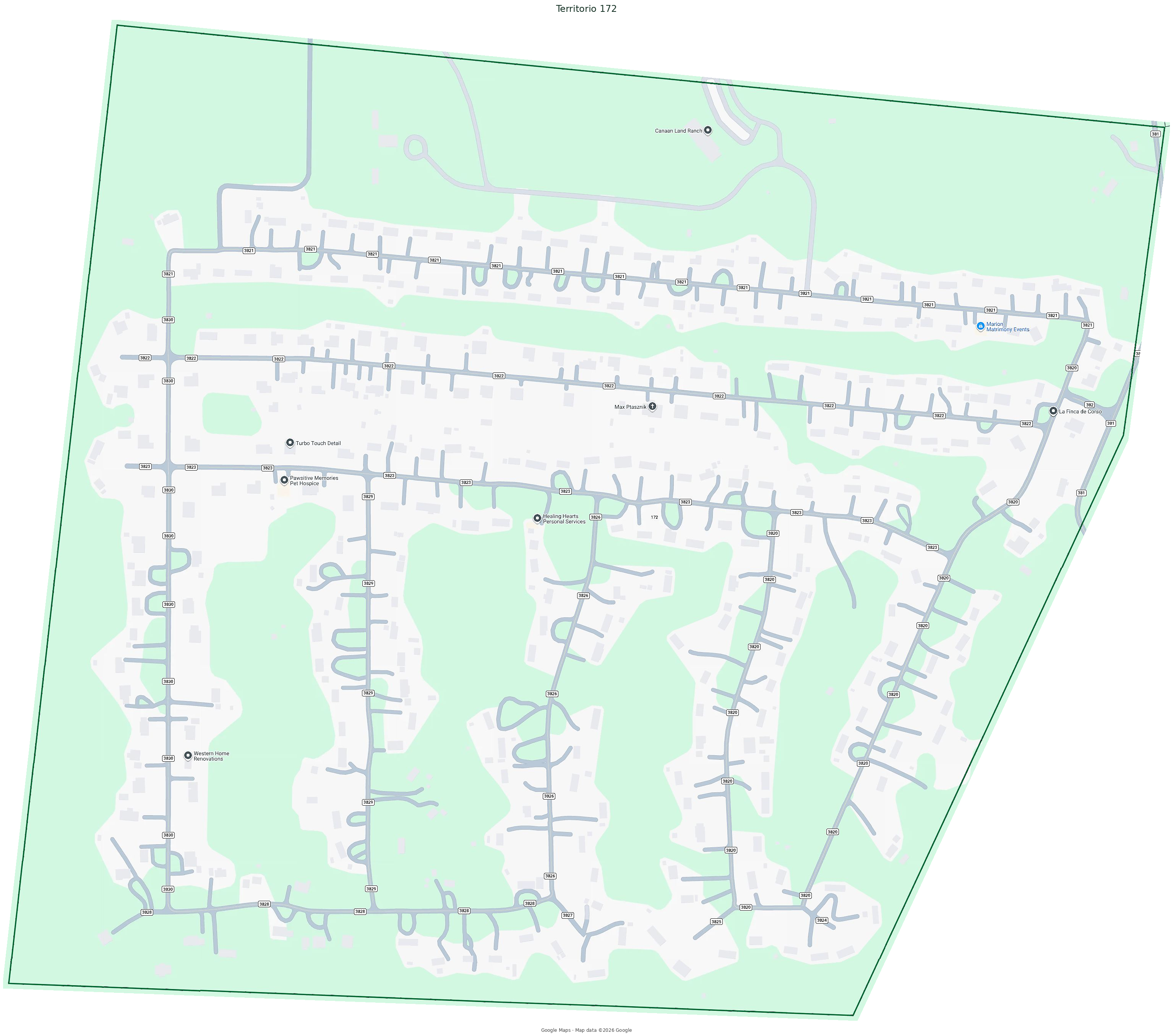 Mapa del Territorio 172