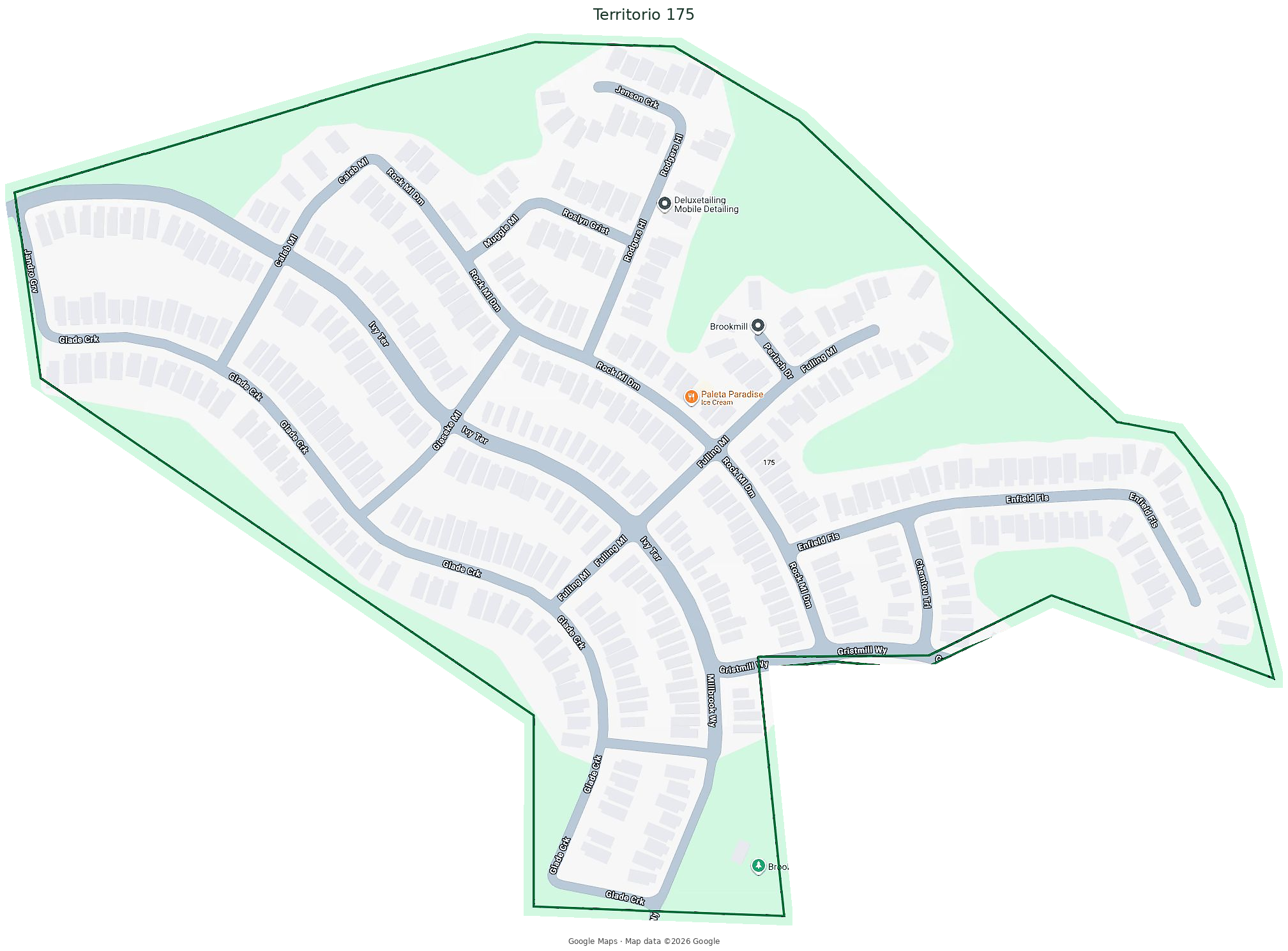 Mapa del Territorio 175