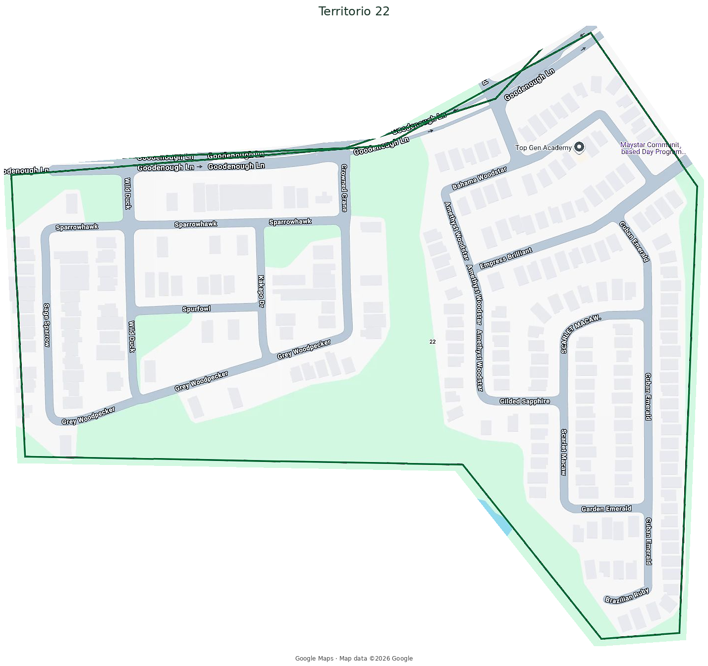 Mapa del Territorio 22