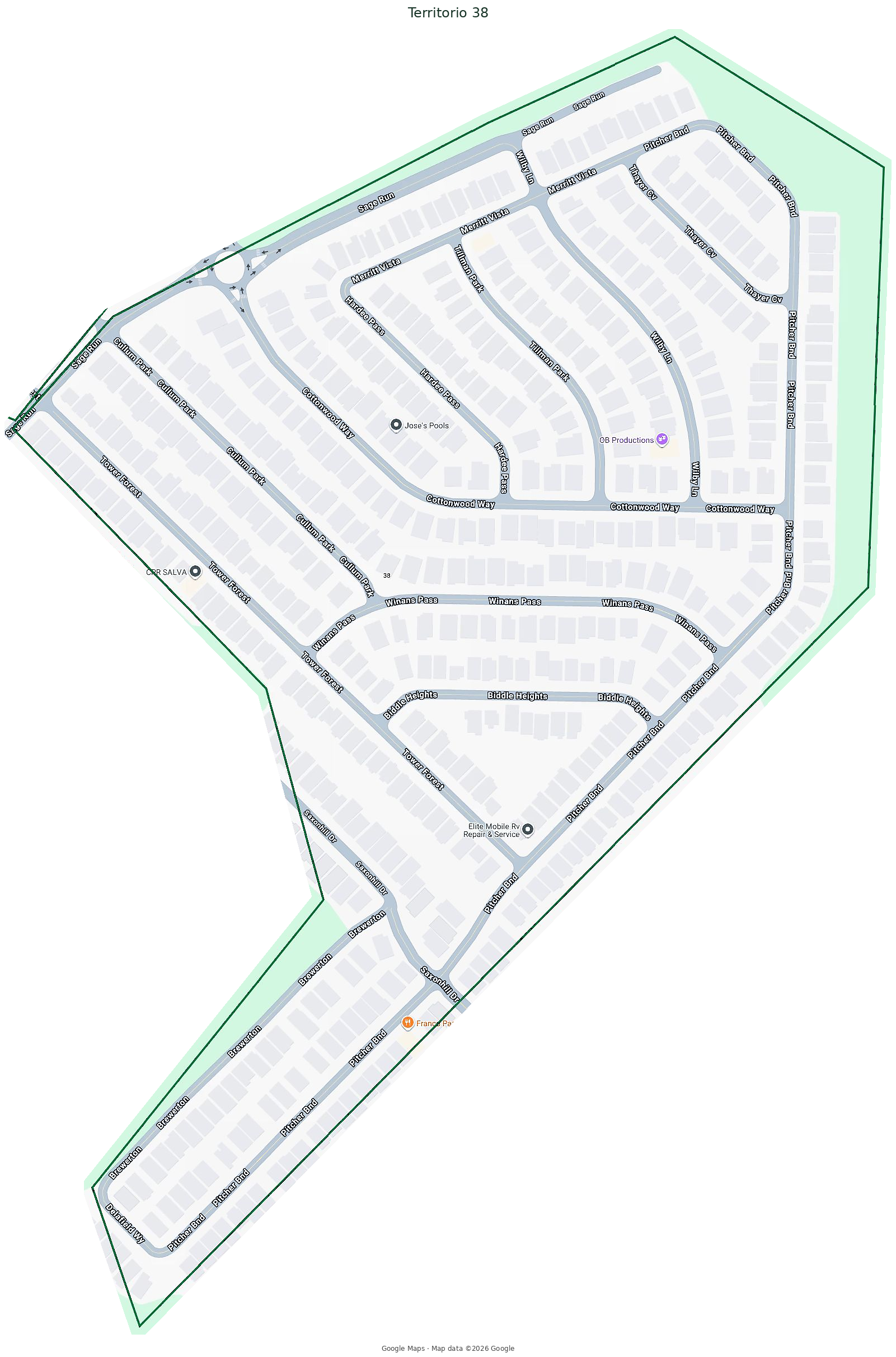 Mapa del Territorio 38