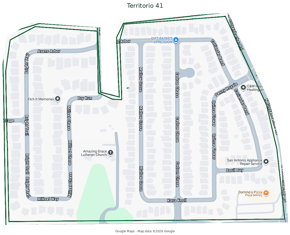 Mapa del Territorio 41