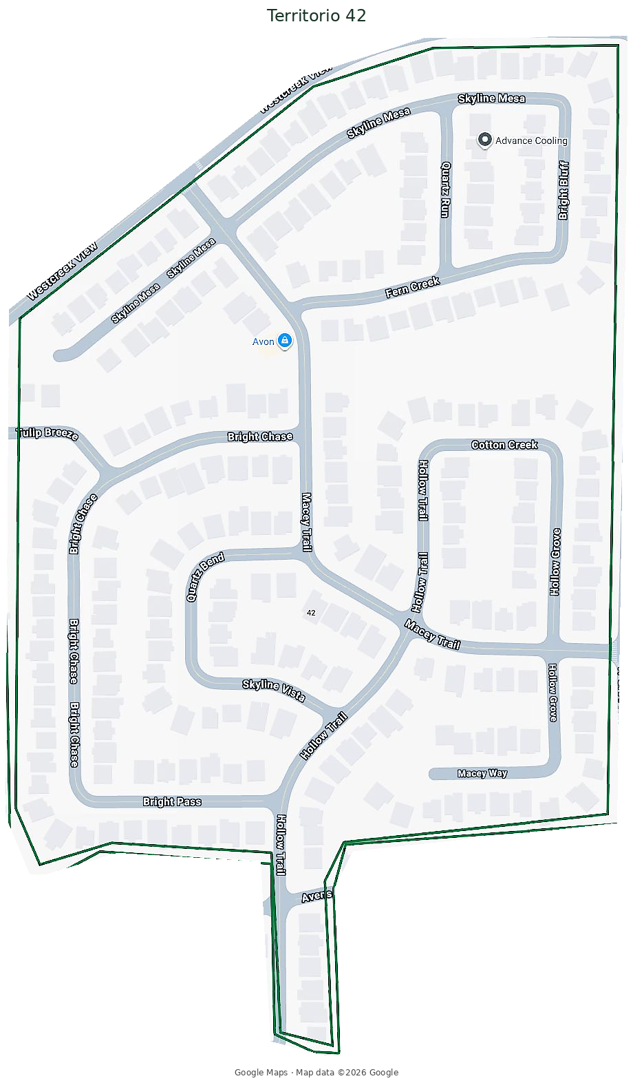 Mapa del Territorio 42