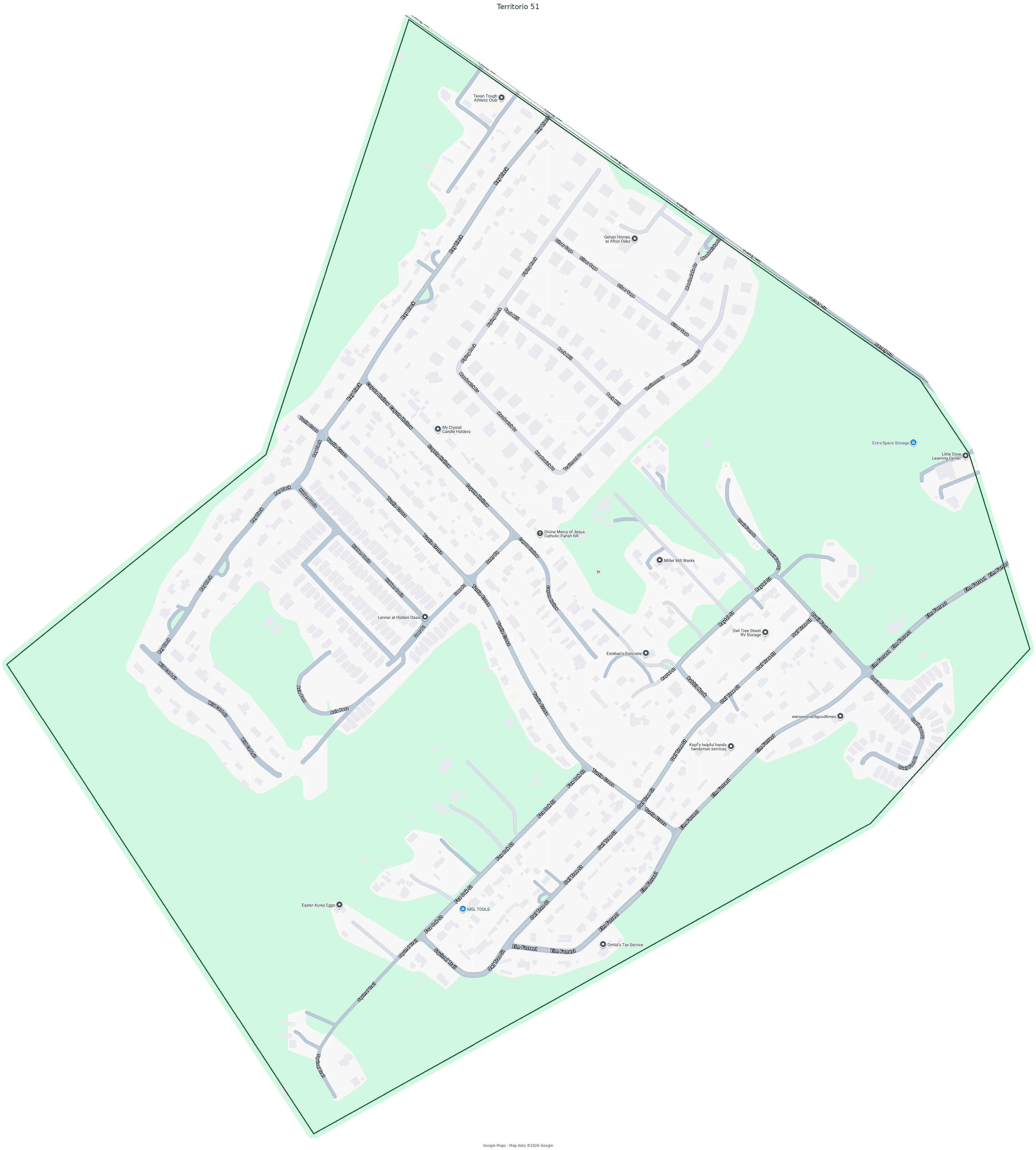 Mapa del Territorio 51