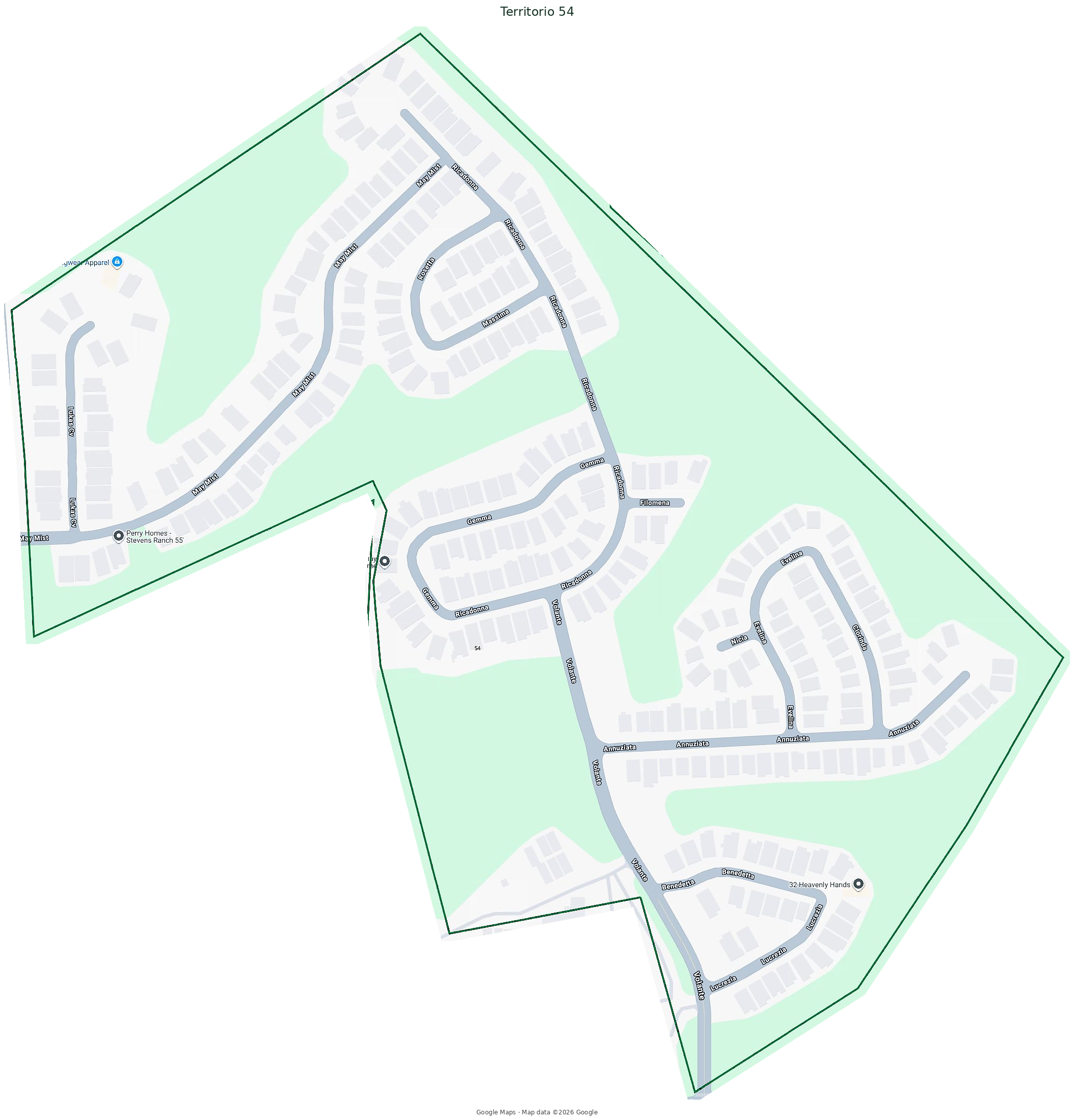 Mapa del Territorio 54