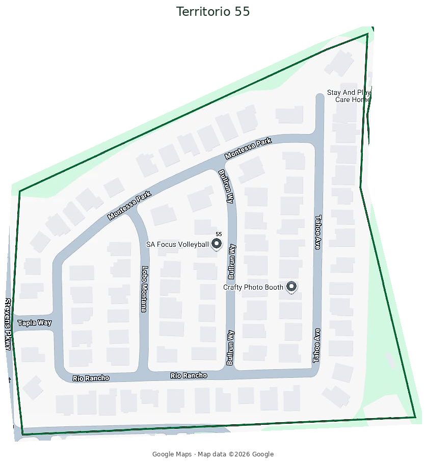 Mapa del Territorio 55