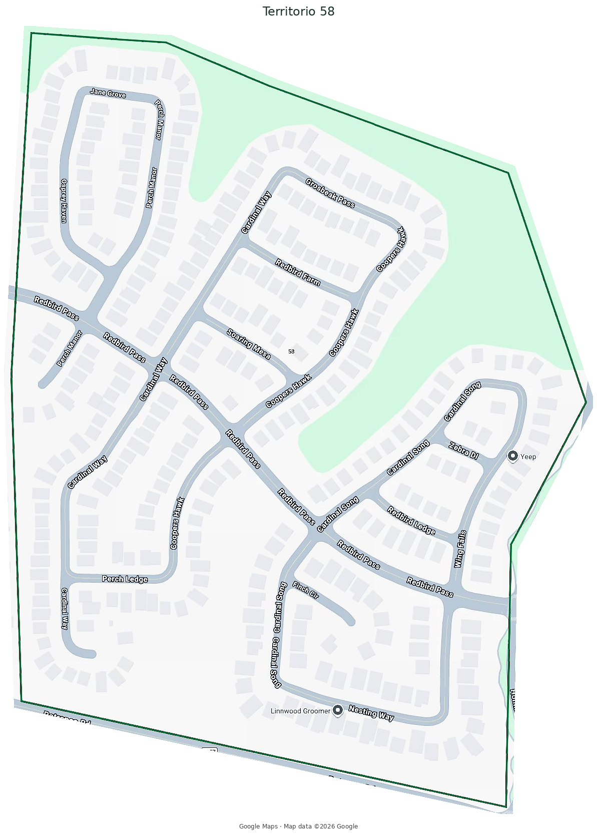 Mapa del Territorio 58