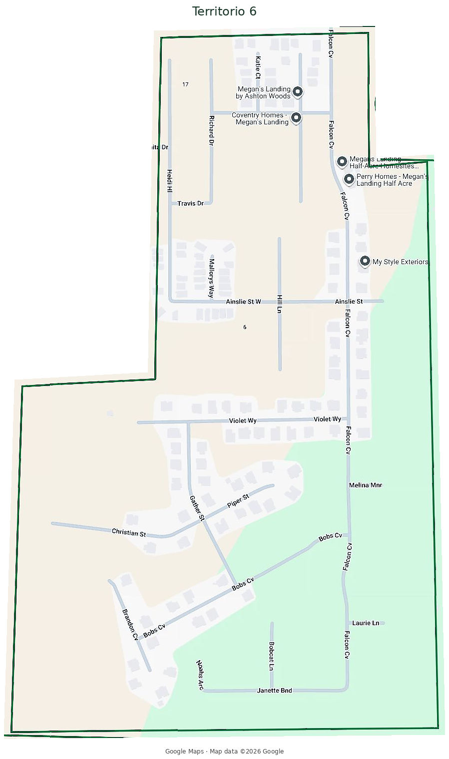 Mapa del Territorio 6