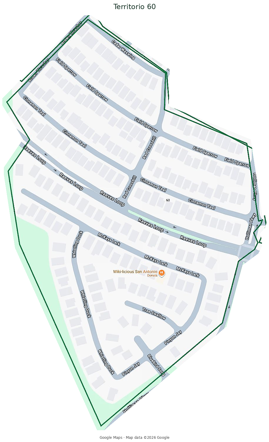 Mapa del Territorio 60