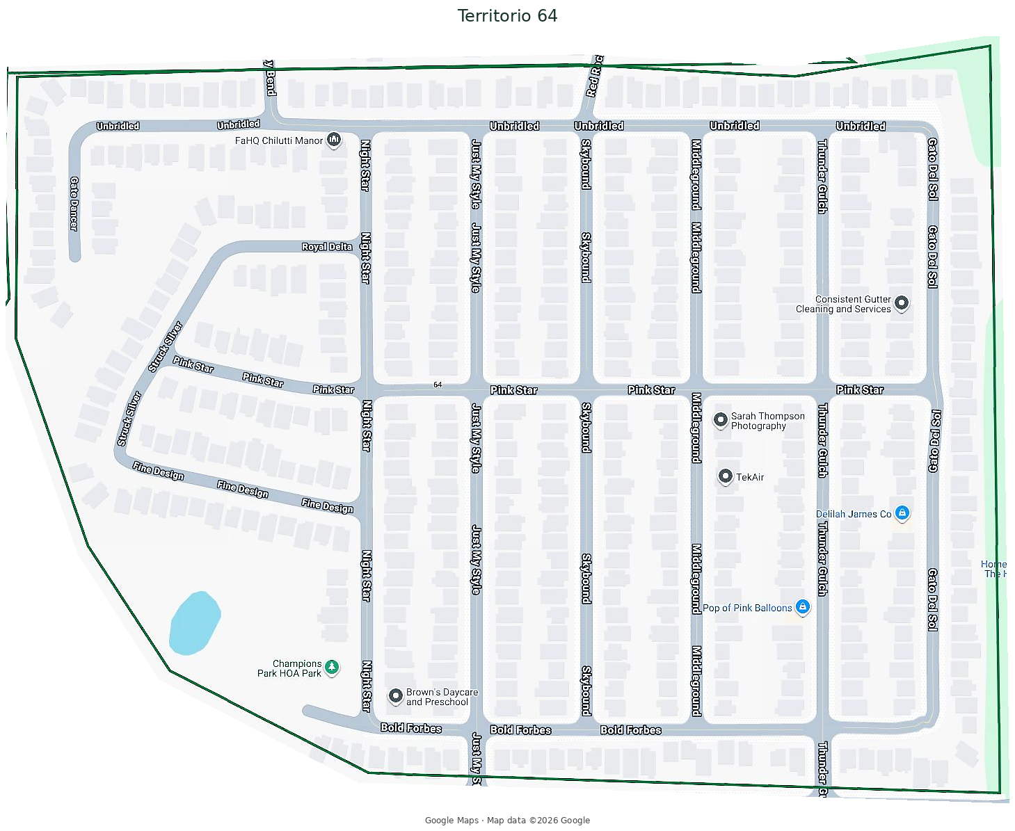 Mapa del Territorio 64