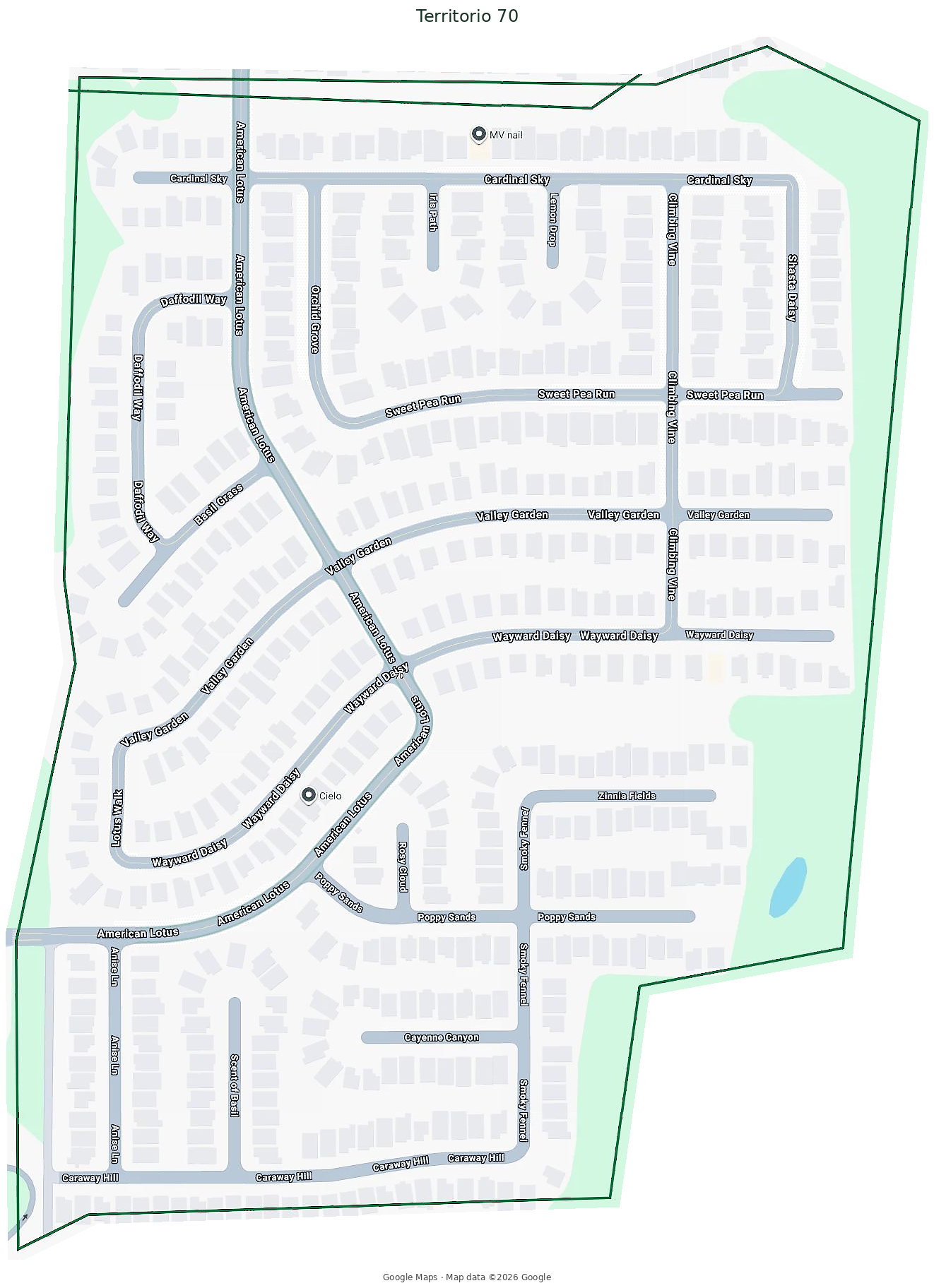 Mapa del Territorio 70