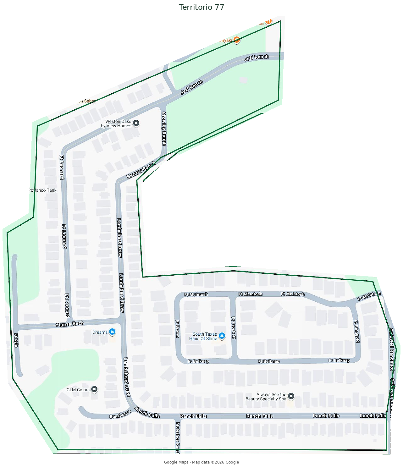 Mapa del Territorio 77