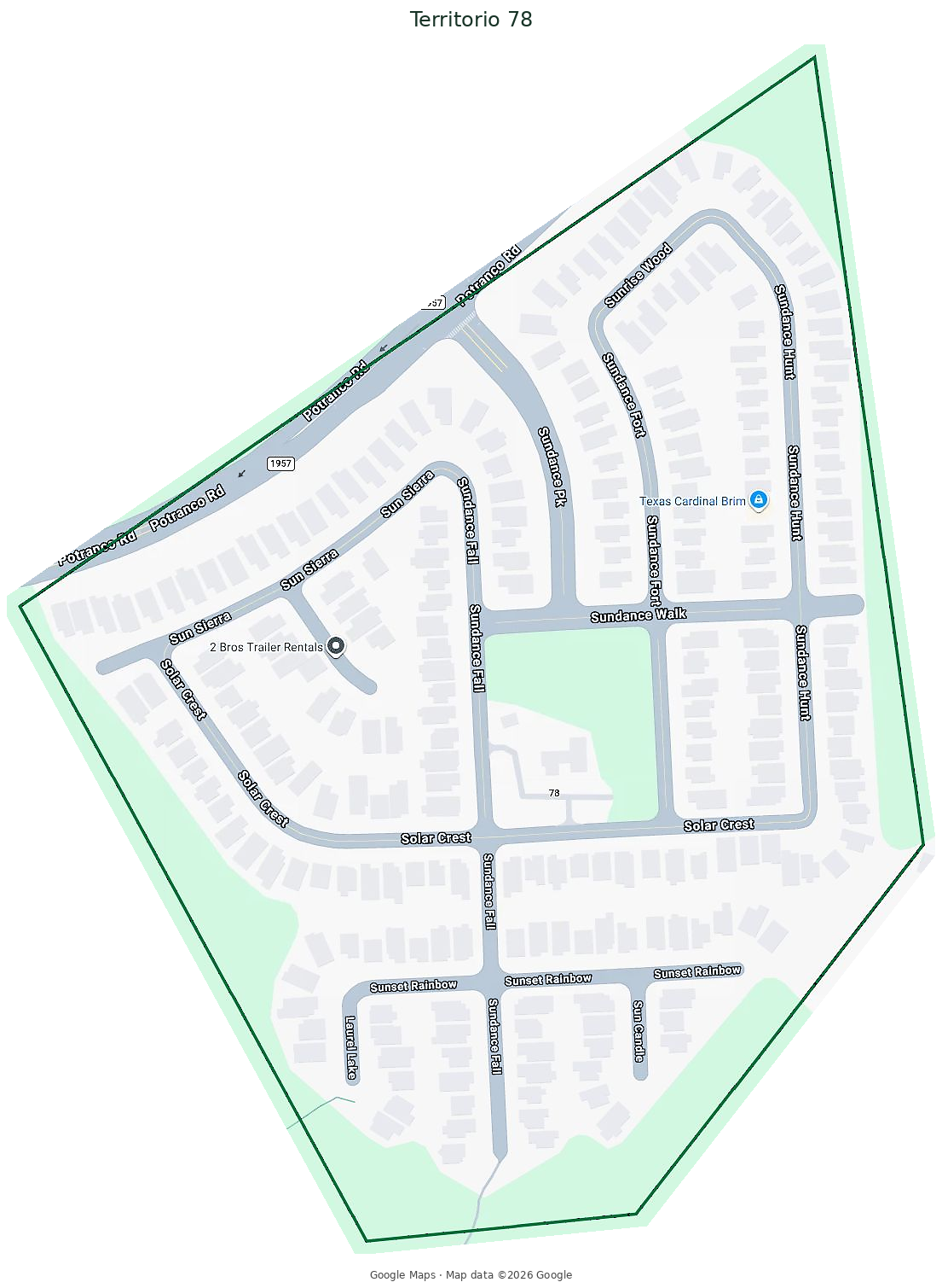 Mapa del Territorio 78