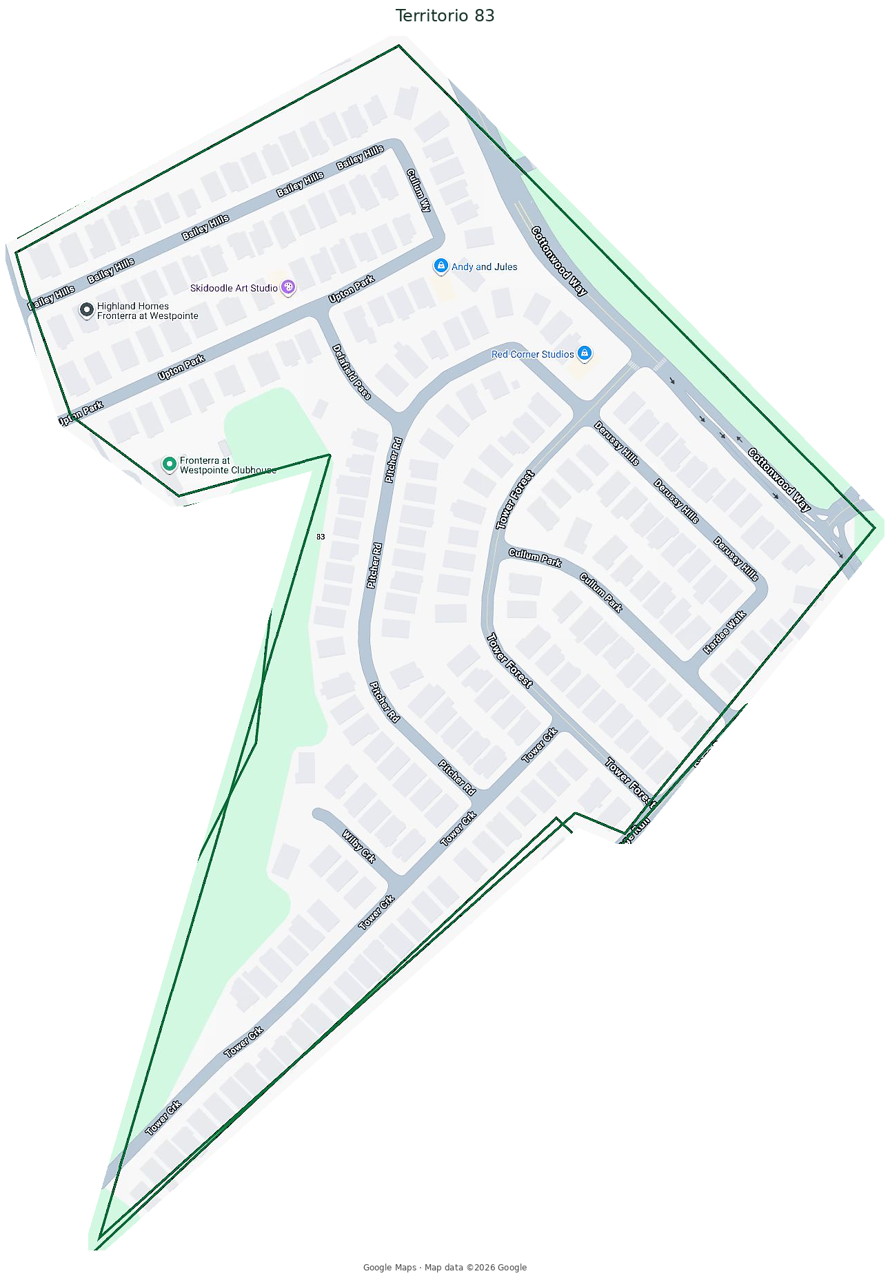Mapa del Territorio 83