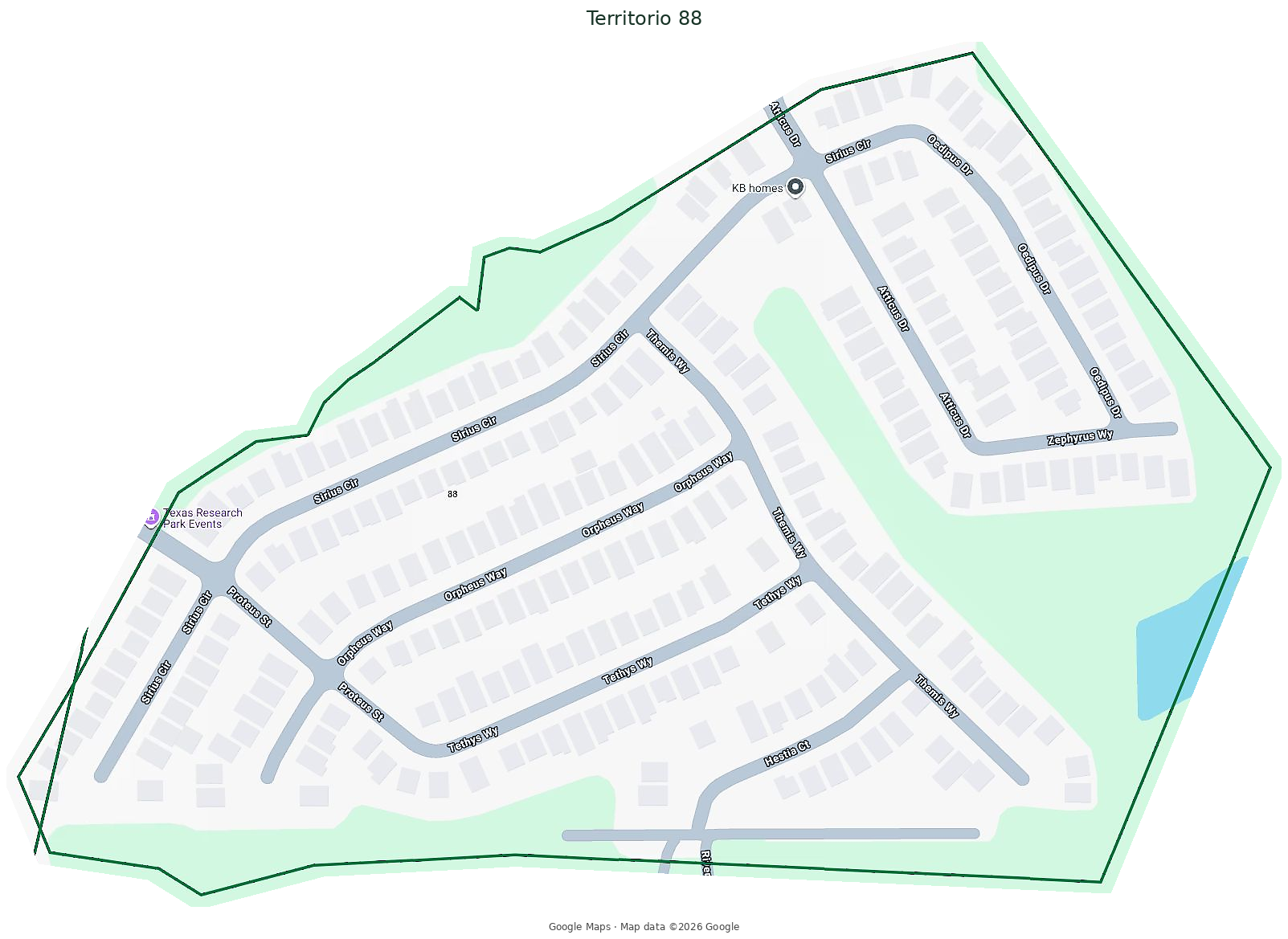Mapa del Territorio 88