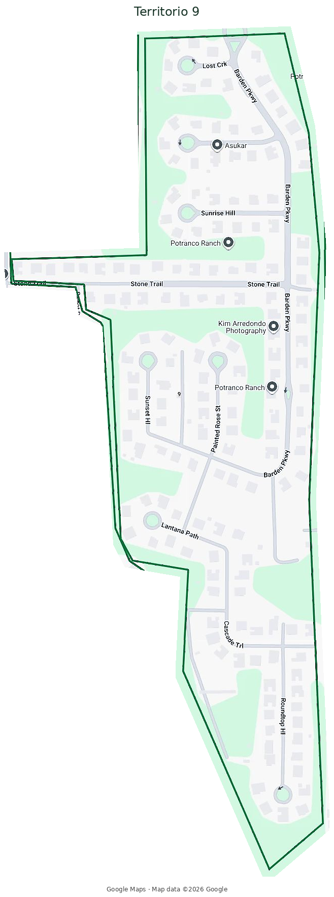Mapa del Territorio 9