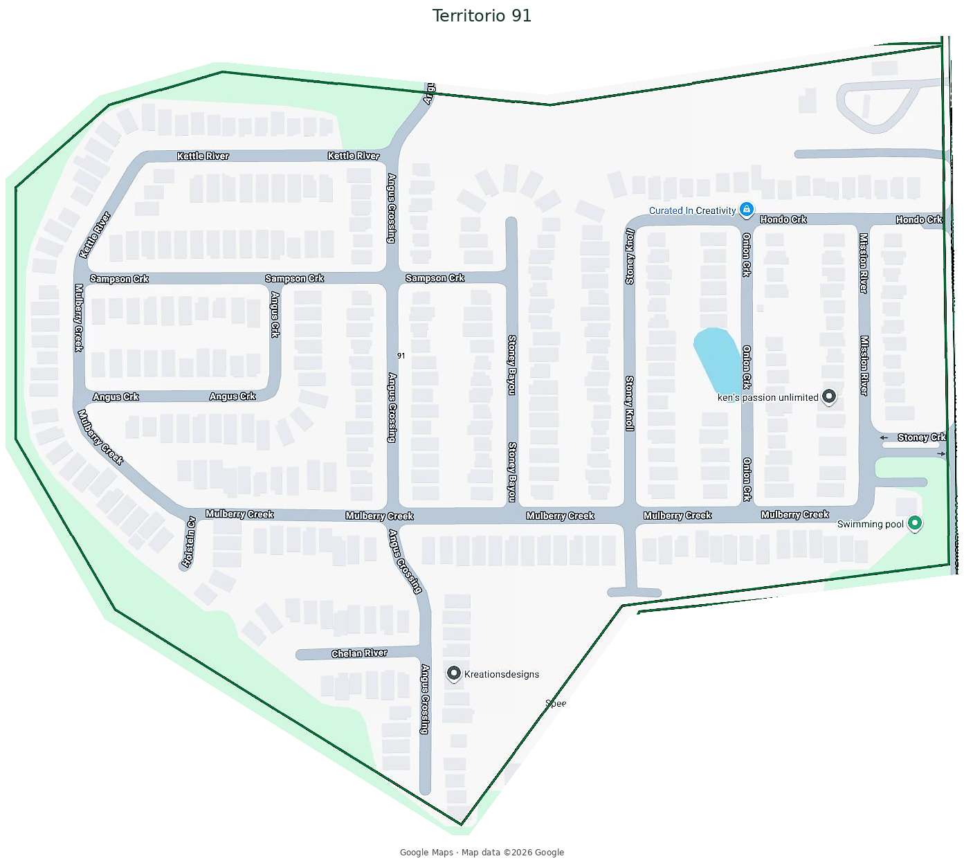 Mapa del Territorio 91